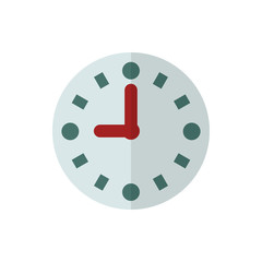 watch flat vector icon