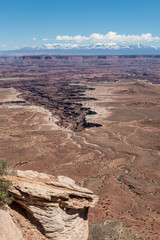 Portrait Elevated View of Canyonlands Ledge