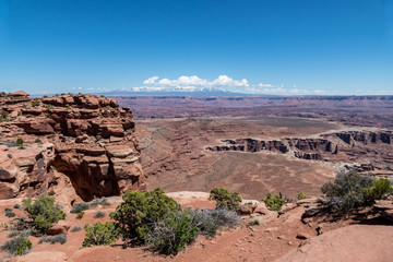 Landscape Distant Mountain View in Canyonlands