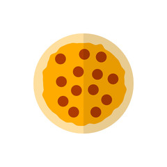 pizza flat vector icon