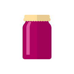 jam flat vector icon