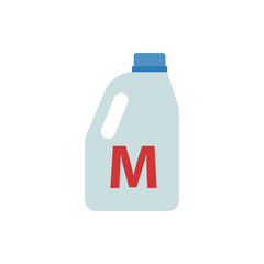 milk flat vector icon