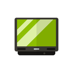 televisor flat vector icon