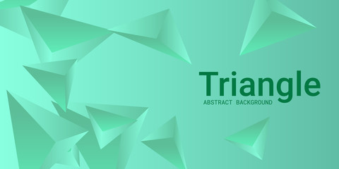 Triangle background. Abstract composition of triangular pyramids.