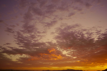 Fototapeta na wymiar Brilliant coloured sky background