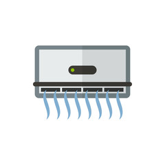 Obraz premium conditioner flat vector icon