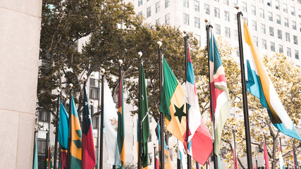 Länderflaggen der Welt, Frieden und Zusammenhalt