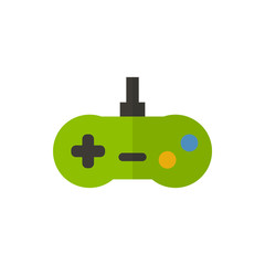 game joystick flat vector icon