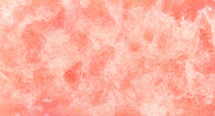 watercolor stain of orange paint