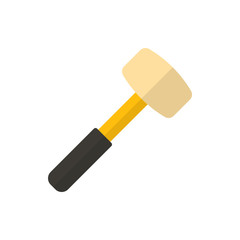 sledgehammer flat vector icon