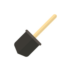 shovel flat vector icon