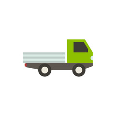 open van flat vector icon