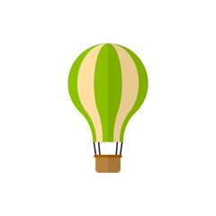 air balloon flat vector icon