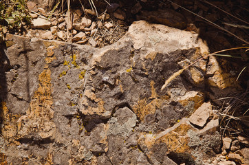 Fototapeta premium faces on the rock