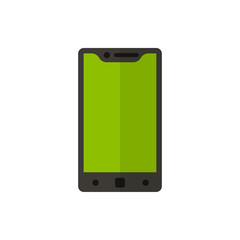 mobile phone flat vector icon