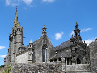 Fototapeta na wymiar Pfarrbezirk Guimiliau in der Bretagne