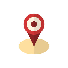 location flat vector icon
