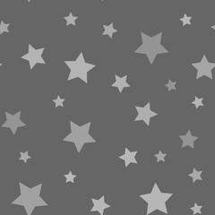 Stars seamless pattern. Randomly abstract vector texture with stars.