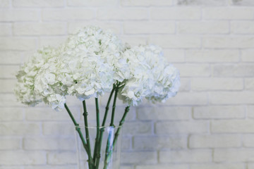 Beautiful bouquet of flowers in a vase