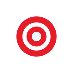 Target icon. Business strategy sign