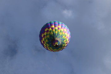 Hot Air Balloon from below