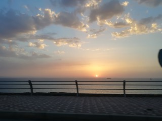 sunset in Algeria