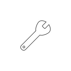 Repair key icon. Work symbol