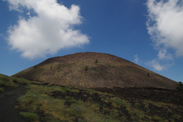 Fototapeta na wymiar Monte Nero Vulkankegel auf dem Ätna