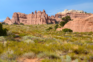 stone windows in arches national park