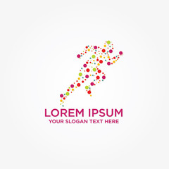 nutrilite health run logo design