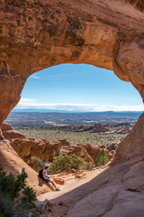 Looking through Beautiful Partition Arch