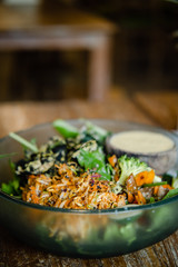 Vegan Buddha bowl salad