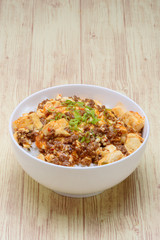 マーボー豆腐どんぶり