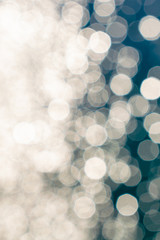Abstract bokeh view of the Adriatic Sea out of focus artistic effect