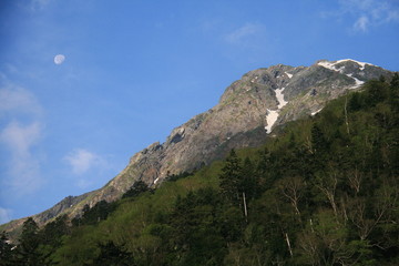 南アルプス　白峰三山テント縦走　白根御池から北岳を仰ぎ見る