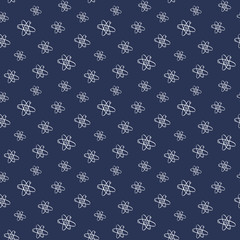 Light bulb Seamless Pattern hand drawn. Vector Illustration