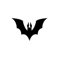 bat ilustration vector icon logo template