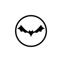 bat ilustration vector icon logo template