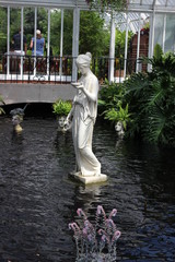 Lady Statue on Water