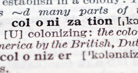 Definition of word colonization