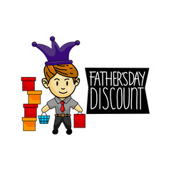 Happy Father's Day Template Illustration Vector Design