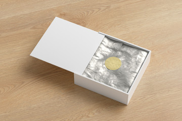 white wooden boxes with sliding lid