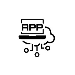 Simple Desktop APP Vector Line Icon