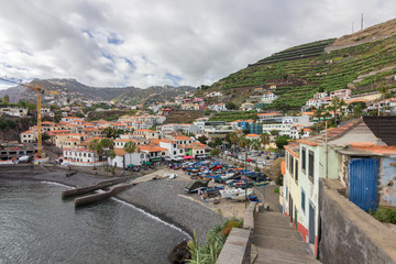 Fototapeta na wymiar Camara de Lobos in Madeira (Portugal)
