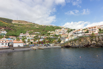 Naklejka na ściany i meble Camara de Lobos in Madeira (Portugal)