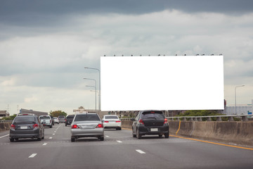 Blank billboard for new advertisement.