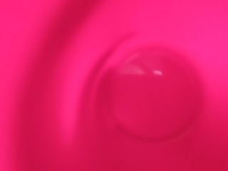 semicircle on pink background