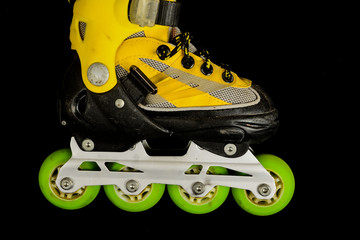 Inline skating skate boot