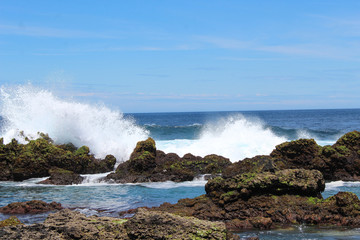 sea and rocks