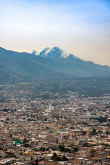 nevado cayambe desde Ibarra